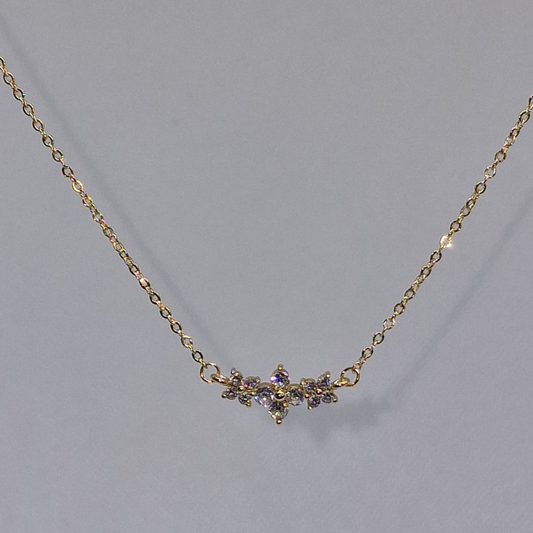 Floral Necklace 18k gold