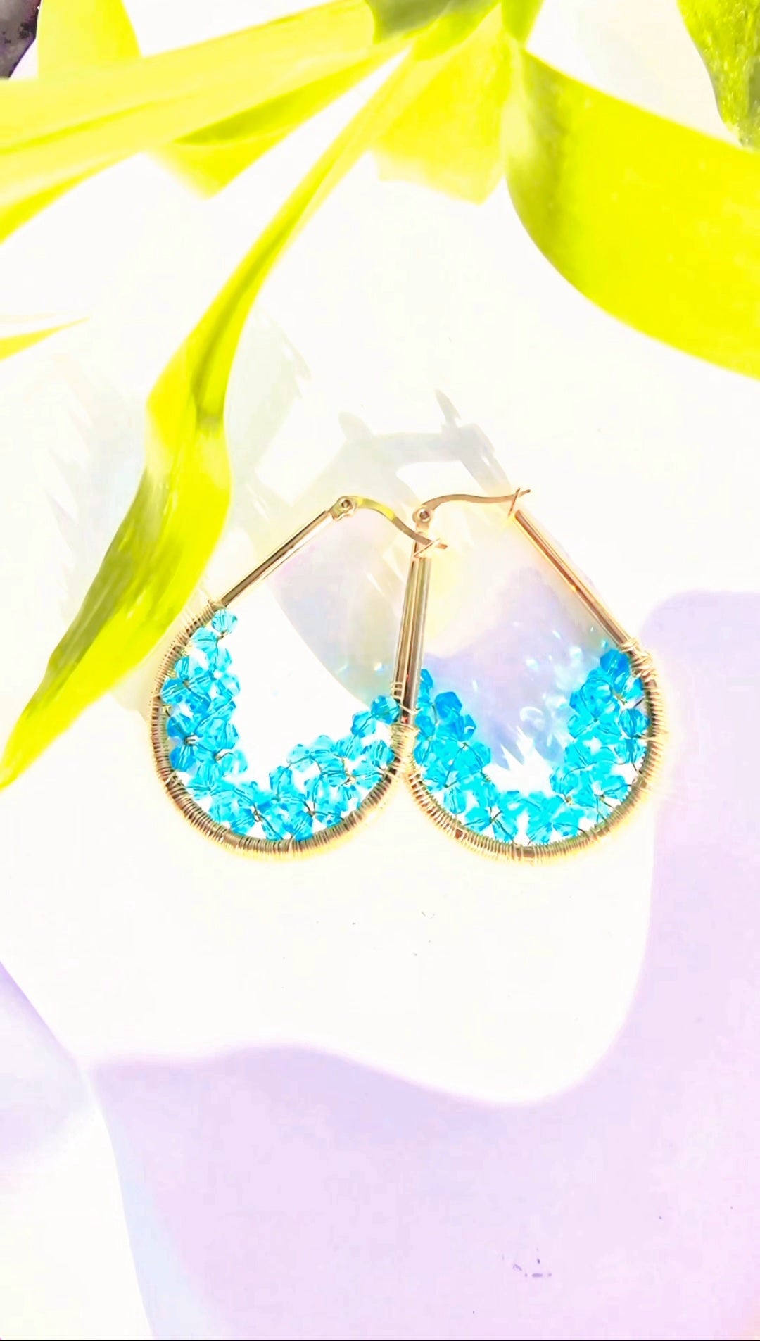 Crystal earrings