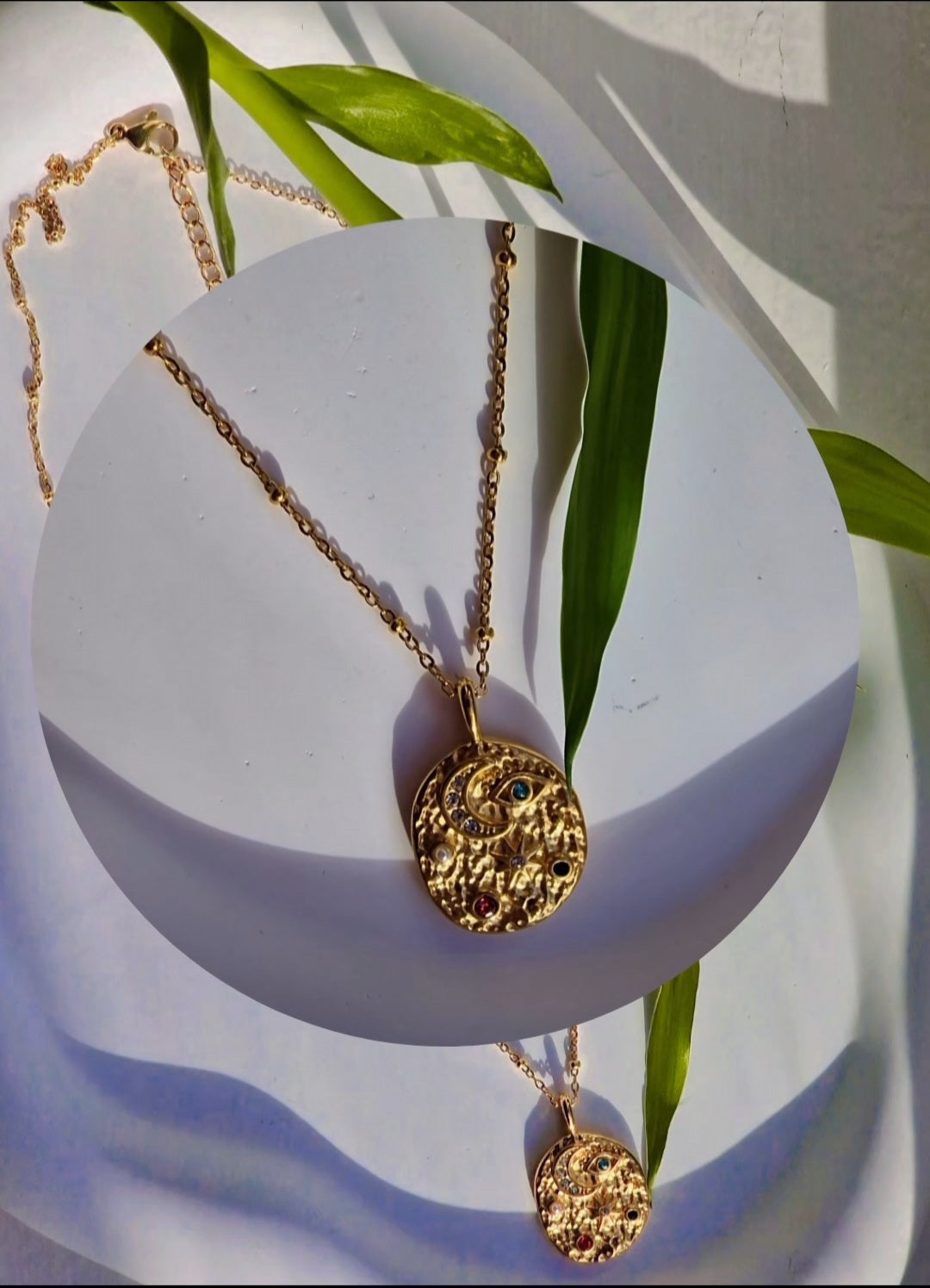 Golden Moon Pendant